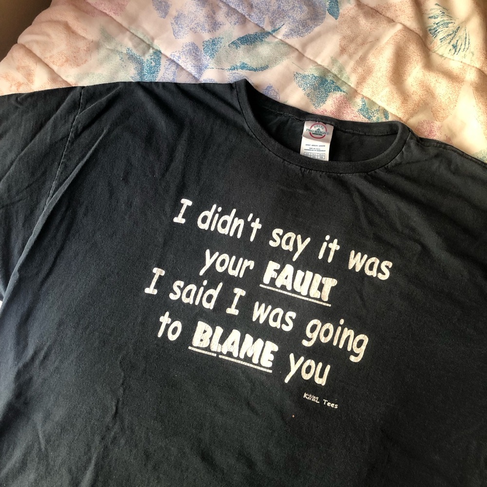 Vintage Kool Tees 90’s Y2K Novelty Tee XL Black & White